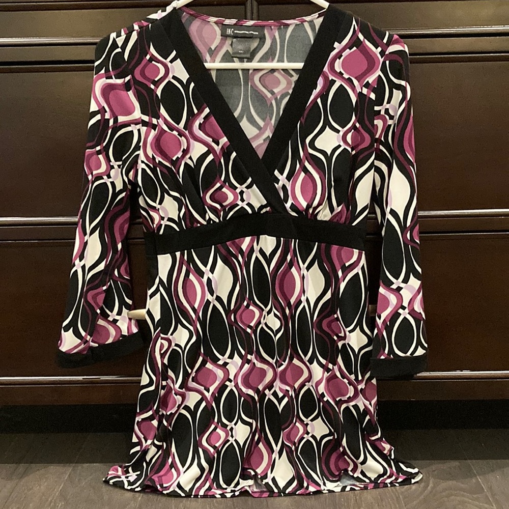 Empire waist bell sleeve tunic